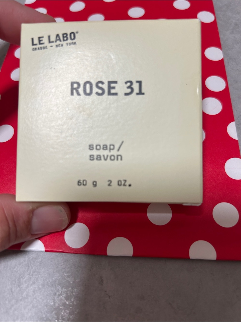 LE LABO ROSE 31 soap 2oz